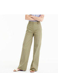 J.Crew Collection Full Length Pant In Italian Cotton