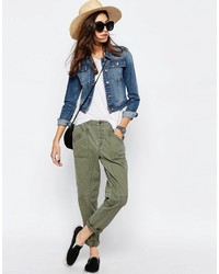 Asos Collection Washed Casual Peg Pants