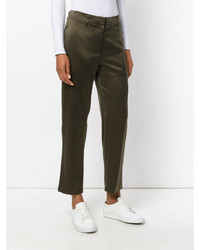 Theory Cropped Straight Trousers