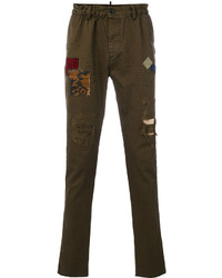 DSQUARED2 Distressed Hiking Trousers
