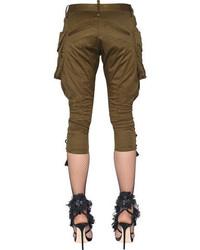 Dsquared2 Stretch Cotton Twill Cargo Pants