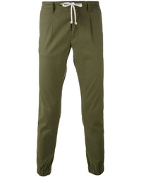 Paolo Pecora Elasticated Cuffs Skinny Trousers