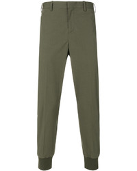 Neil Barrett Fitted Ankle Tapered Trousers