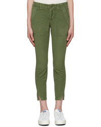 Amo Green Army Twist Trousers