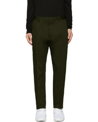 DSQUARED2 Green Cotton Hockney Trousers