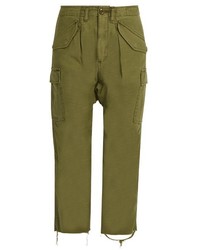 R 13 R13 Cropped Cargo Trousers