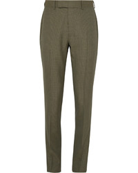 Dunhill Slim Fit Puppytooth Cotton Blend Trousers