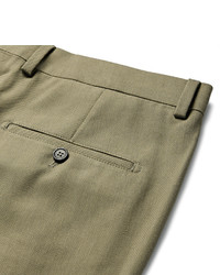 Ami Tapered Cotton Blend Trousers