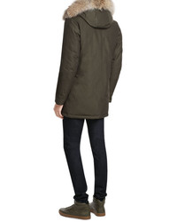Woolrich Arctic Df Down Parka With Fur Collar