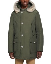 Woolrich Arctic Water Repellent Parka With Genuine Coyote