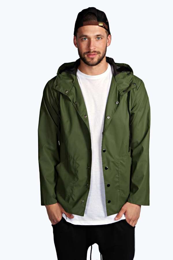 Boohoo Lightweight Hooded Rain Jacket | Where to buy & how to wear