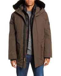 UGG Butte Water Resistant Down Parka With Genuine
