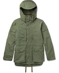Engineered Garments Cotton Blend Ripstop Hooded Parka