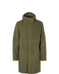 Norse Projects Elias Cambric Cotton Hooded Parka With Detachable Fleece Liner