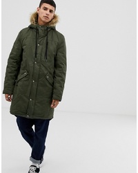 Another Influence Faux Fishtail Parka Jacket