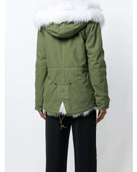 Mr & Mrs Italy Fox Fur Hooded Parka Coat