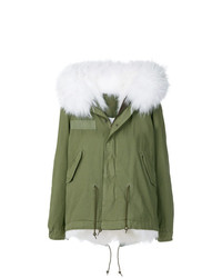 Mr & Mrs Italy Fox Fur Hooded Parka Coat