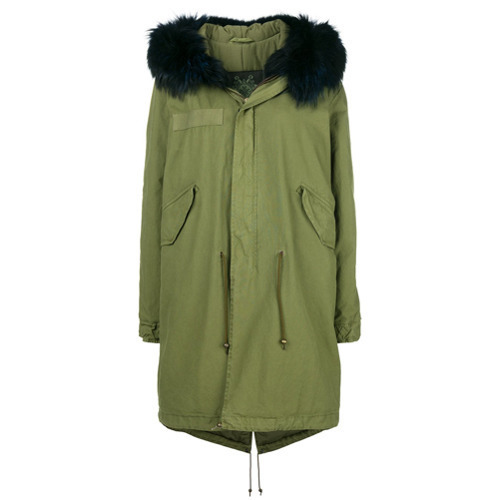 Mr & Mrs Italy Fur Collar Parka Coat, $1,554 | farfetch.com | Lookastic