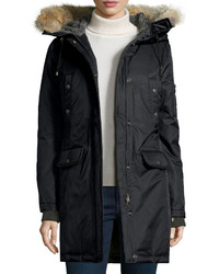Spiewak Fur Hood Mid Length Parka Jacket