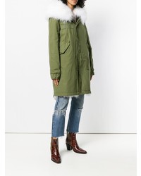 Mr & Mrs Italy Fur Hood Parka Coat