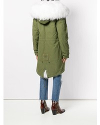 Mr & Mrs Italy Fur Hood Parka Coat