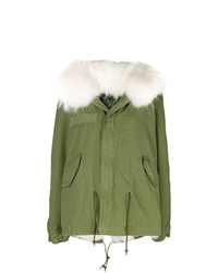Mr & Mrs Italy Fur Hood Short Parka Coat