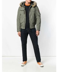 Parajumpers Hooded Bomber Jacket
