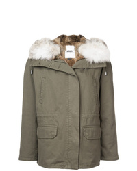 Yves Salomon Army Hooded Parka Coat