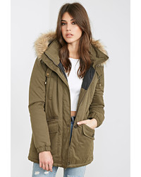 Forever 21 Hooded Puff Parka