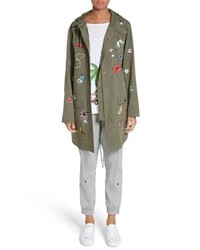 Mira Mikati Icon Embroidered Hooded Parka