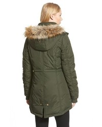 Sam Edelman Jinny Down Feather Fill Parka With Faux Fur Trim