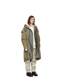 Feng Chen Wang Khaki Layered Parka