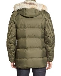 Andrew Marc Marc New York By Stowaway Hooded Parka With Genuine Coyote Fur Trim