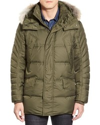 Andrew Marc Marc New York By Stowaway Hooded Parka With Genuine Coyote Fur Trim