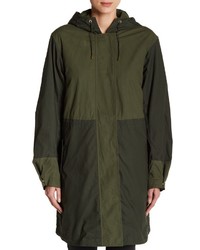 French Connection Mili Canvas Long Sleeve Summer Parka