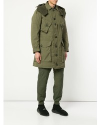 Junya Watanabe MAN Military Style Hooded Parka Coat