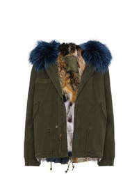 Mr & Mrs Italy Mini Patchwork Fur Lined Parka
