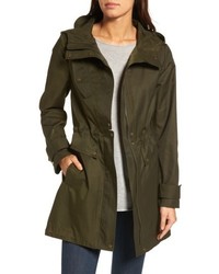 Vince Camuto Parka With Detachable Bib Insert
