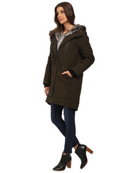Vince Camuto Parka With Faux Fur Lined Hood J8851