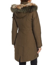 1 Madison Parka With Removable Genuine Fox Fur Trim Hood