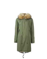 Mr & Mrs Italy Raccoon And Coyote Fur Lined Parka