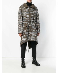 Moschino Safety Pin Hooded Parka