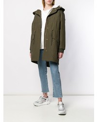 See by Chloe See By Chlo Zipped Hooded Parka Coat