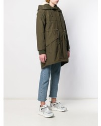See by Chloe See By Chlo Zipped Hooded Parka Coat