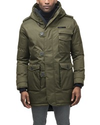 NOBIS Shelby Windproof Waterproof 650 Fill Power Down Military Fishtail Parka