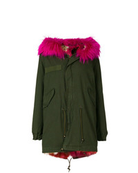 Mr & Mrs Italy Short Fur Lined Parka Coat