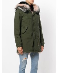 Mr & Mrs Italy Slim Fit Midi Parka Coat