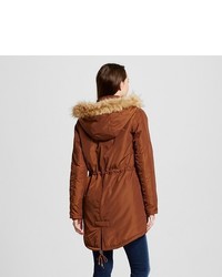 Mossimo Supply Co Utility Parka With Faux Fur Trim Supply Co