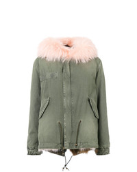 Mr & Mrs Italy Trimmed Hood Short Parka