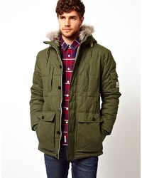 Voi Jeans Voi Padded Parka Jacket With Hood